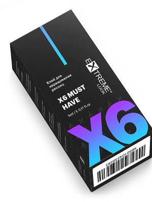 Pegamento para extensión de pestañas “X6” (3 y 5 ml)